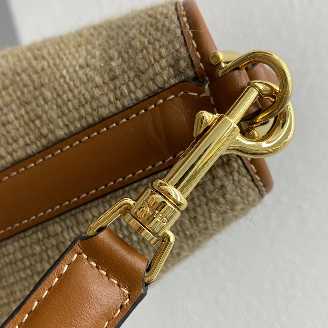 [TOP] CELINE BUCKET 16 Series Bucket Bag - Woven Bag - 29×25×23 cm-- Brown