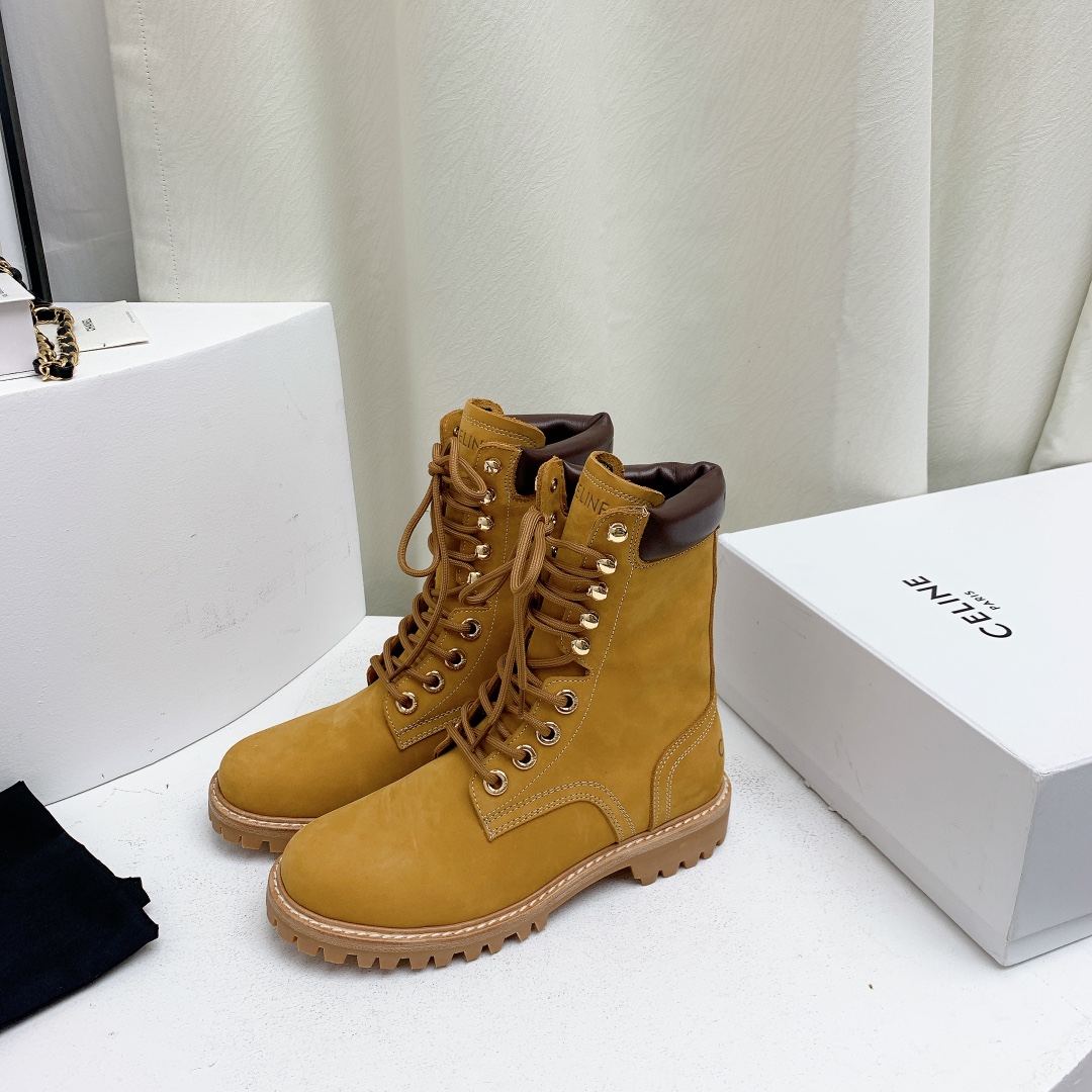 [TOP] CELINE Bumblebee Martin Boots Boots