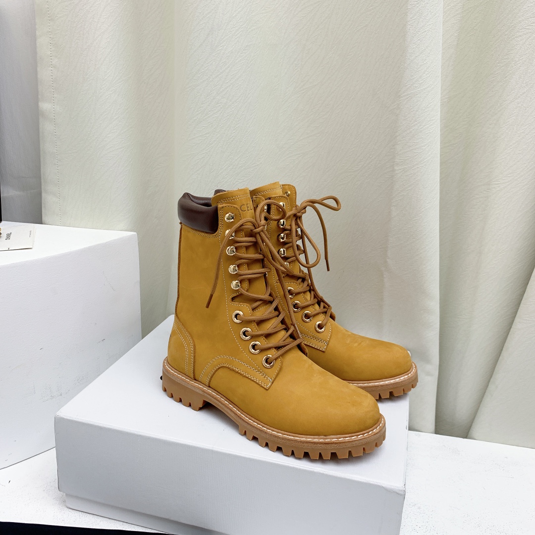 [TOP] CELINE Bumblebee Martin Boots Boots