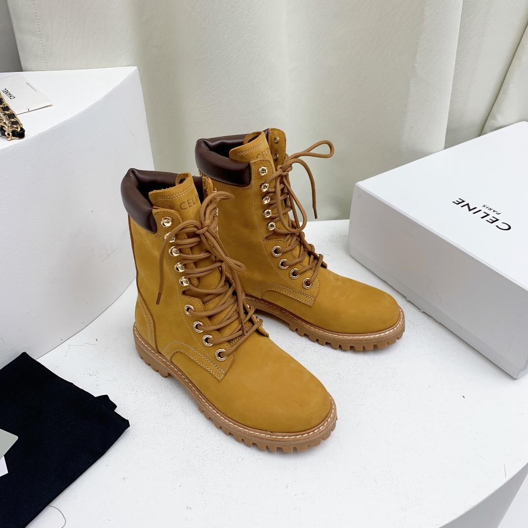 [TOP] CELINE Bumblebee Martin Boots Boots