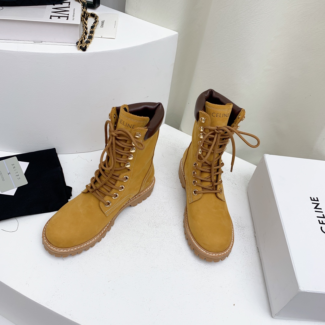[TOP] CELINE Bumblebee Martin Boots Boots