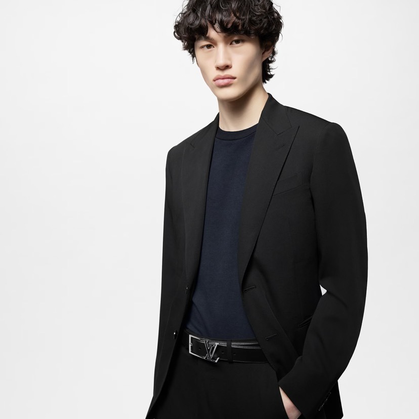 [TOP] Louis Vuitton LV Men's Sheepskin Belts - 3.5CM