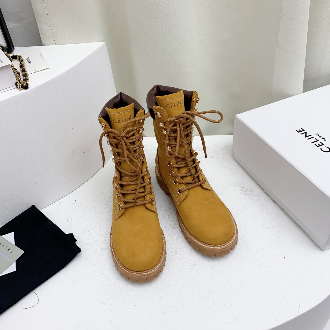 [TOP] CELINE Bumblebee Martin Boots Boots