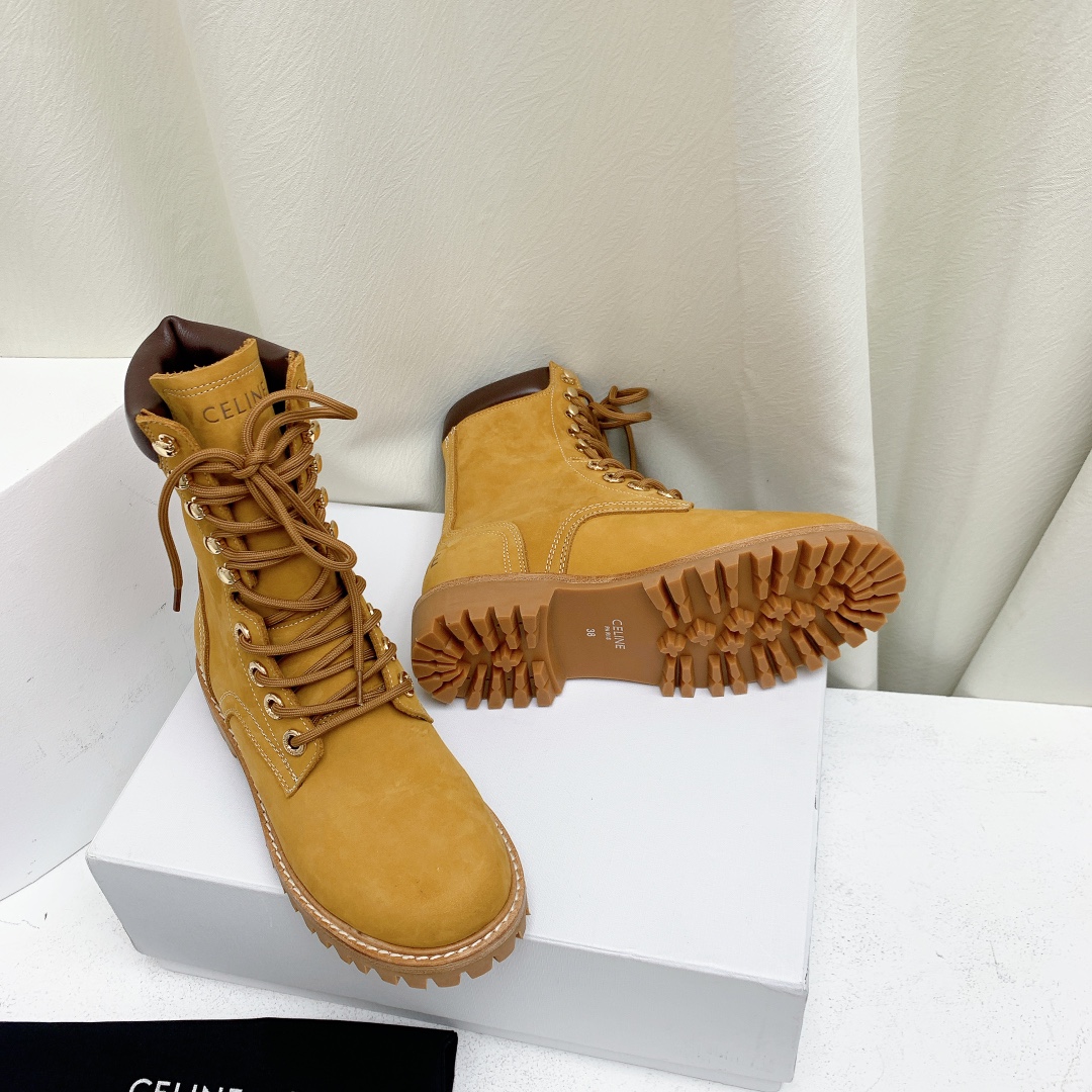 [TOP] CELINE Bumblebee Martin Boots Boots