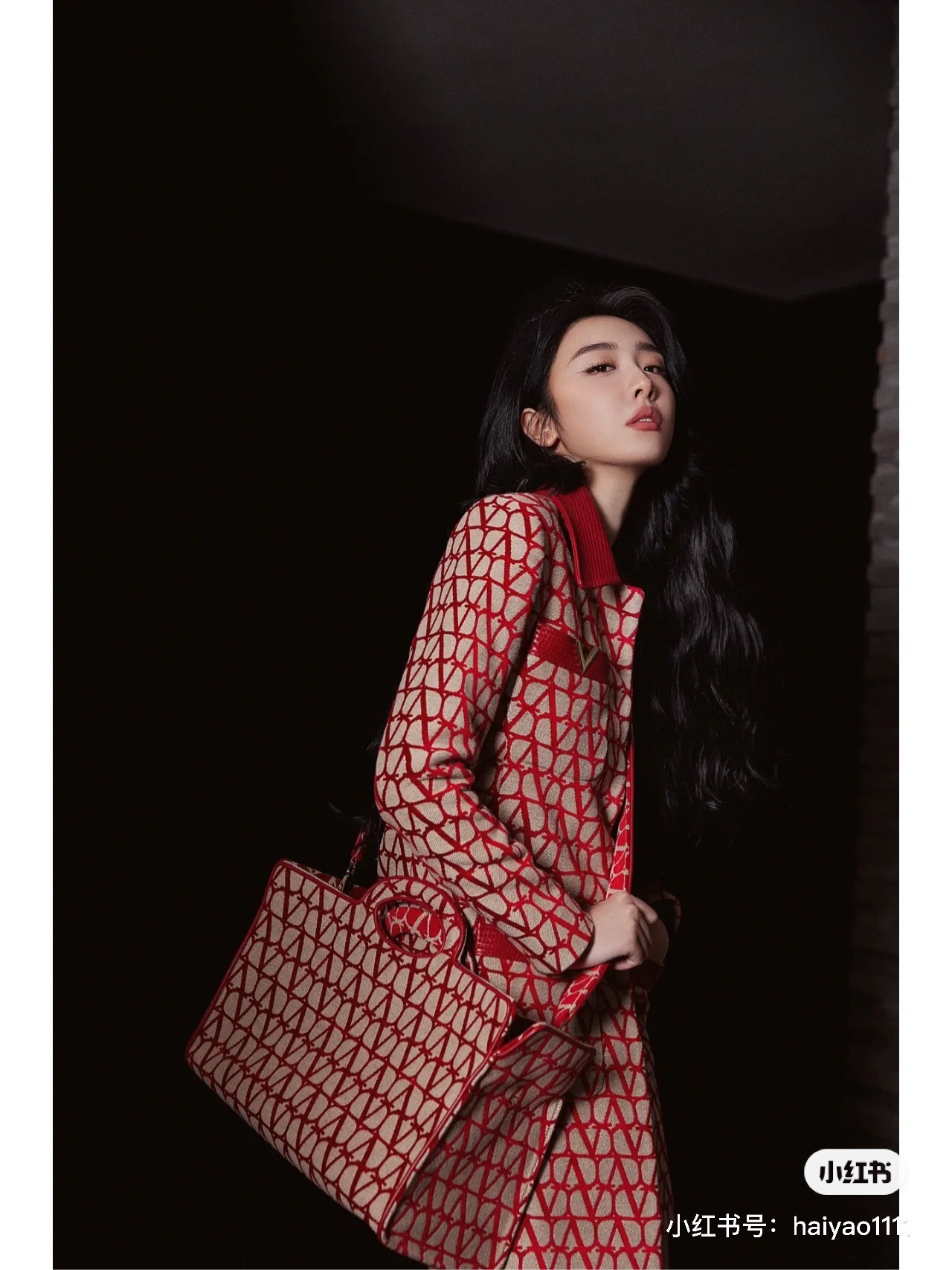 [TOP] VALENTINO Toile Iconographe Bags - Detachable Leather Handbag - 40x25x17CM - Three Colors