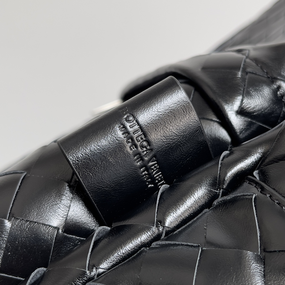 [TOP] Bottega Veneta BV Woven Backpack Bag Calfskin 28x15x41cm - Black