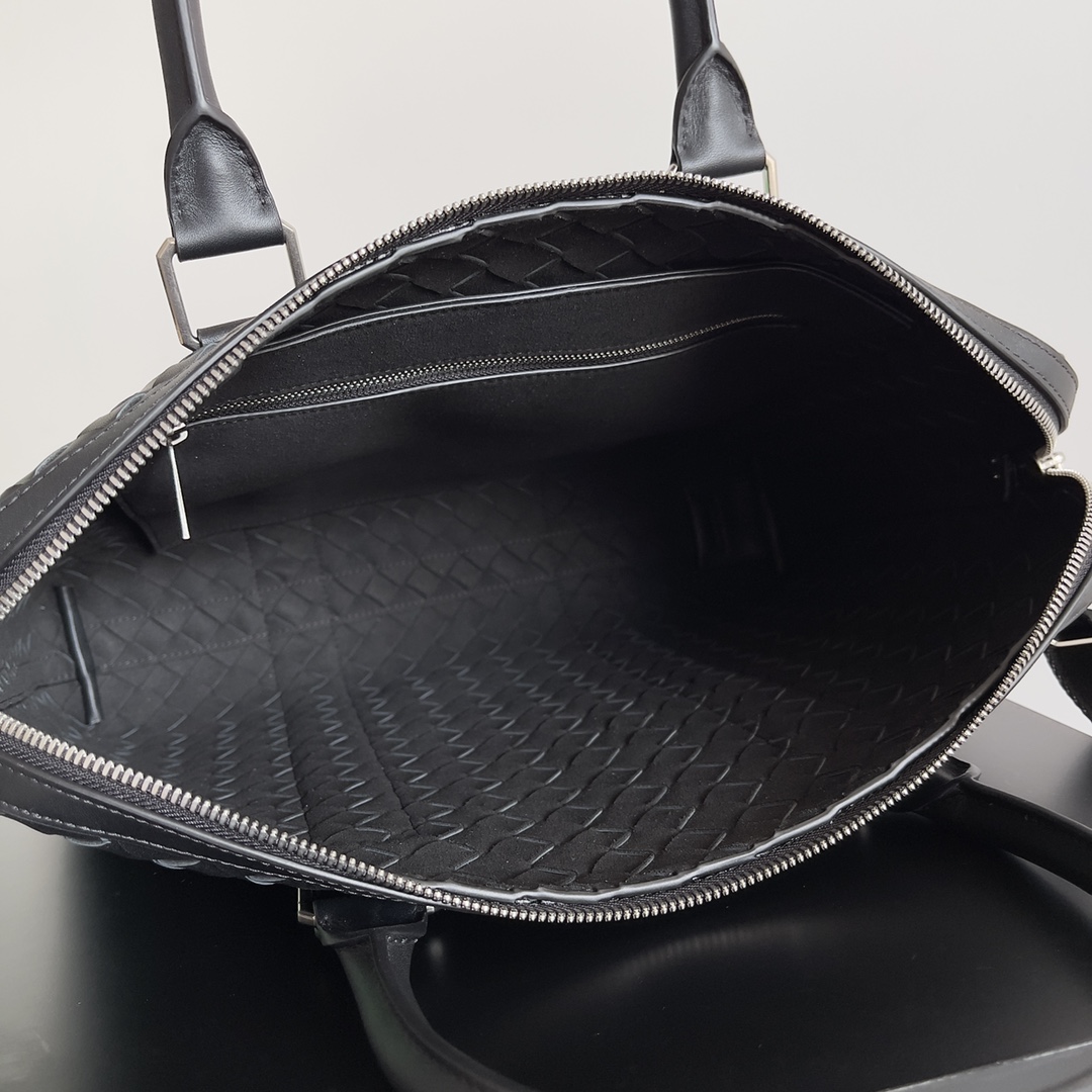 [TOP] Bottega Veneta BV Men's Briefcase Bag 39x30.5x11cm - Black