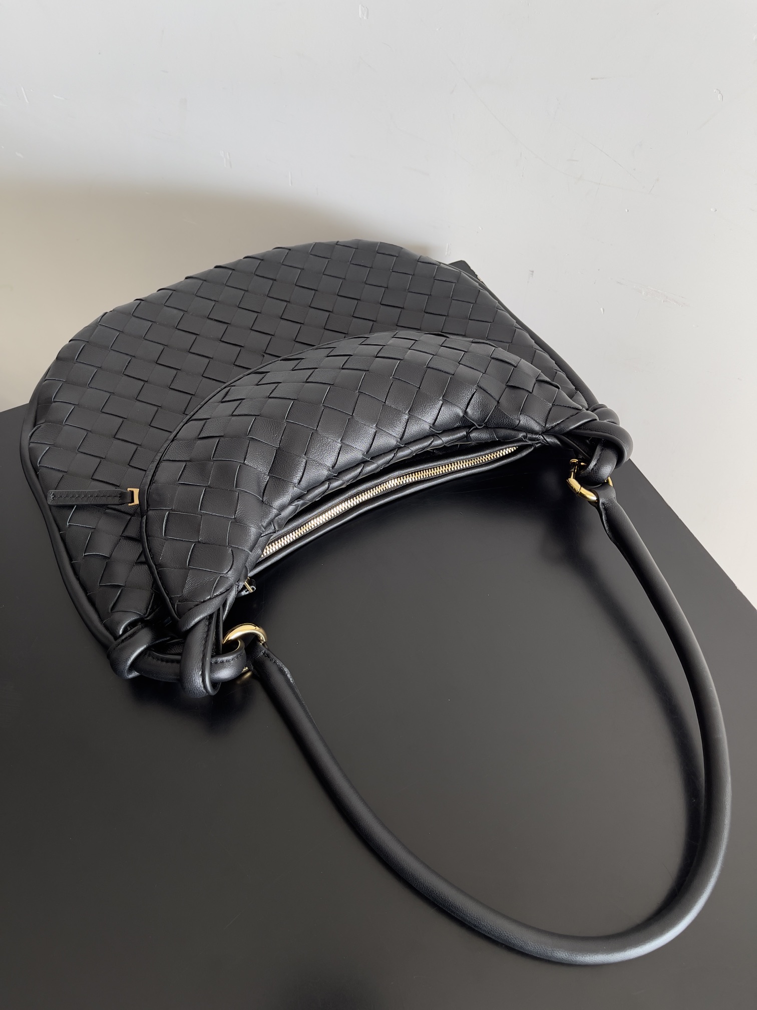 [TOP] Bottega Veneta BV GemeIIi Bag 36x10x25cm - Black