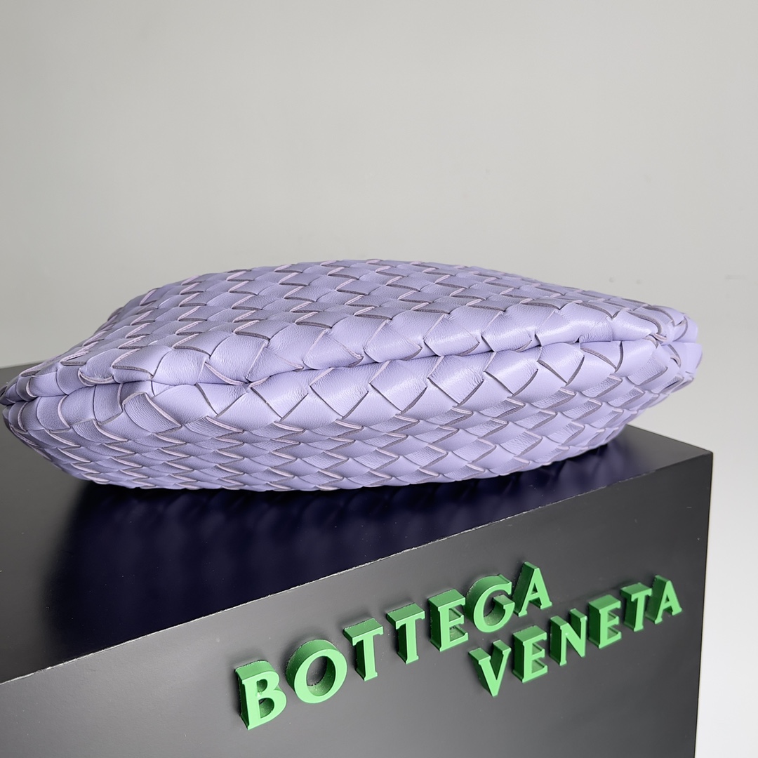 [TOP] Bottega Veneta BV Sardine Bag 36x3x24cm with Muse Brass Handle - Purple