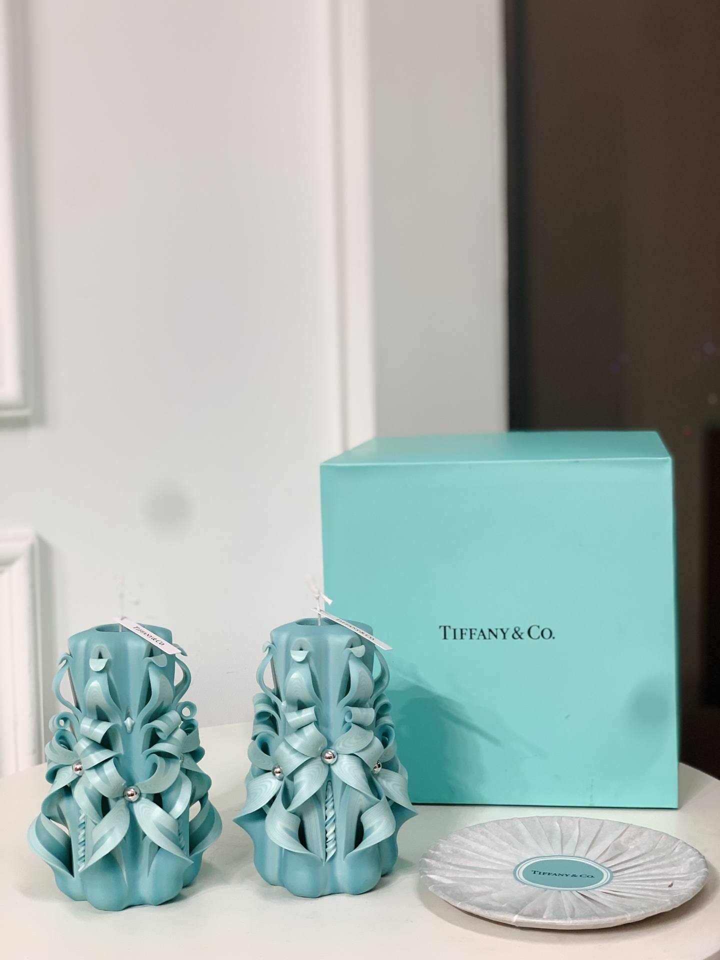 [TOP] Tiffany & Co. Handmade DIY Carved Candles