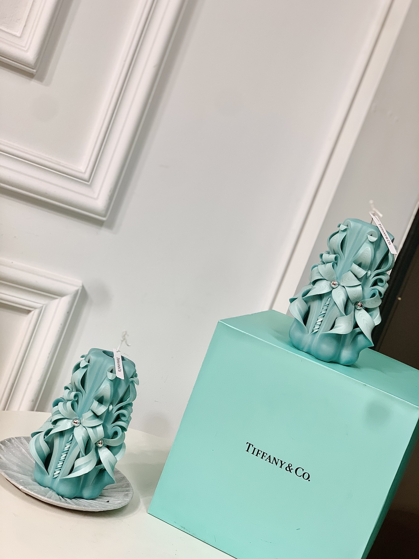[TOP] Tiffany & Co. Handmade DIY Carved Candles