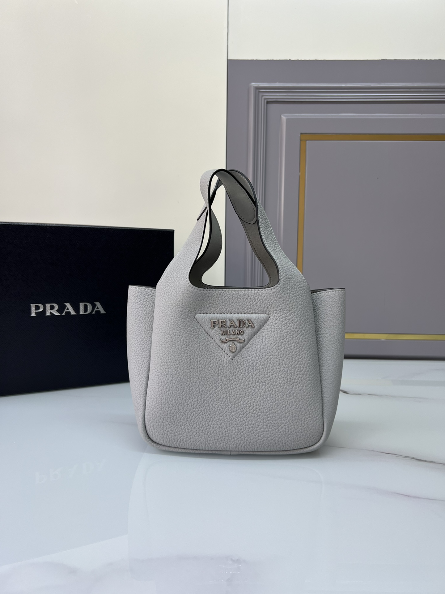 [TOP] PRADA Cowhide Handbag/Tote Bag - 15.5×18×10cm - 9 Colors