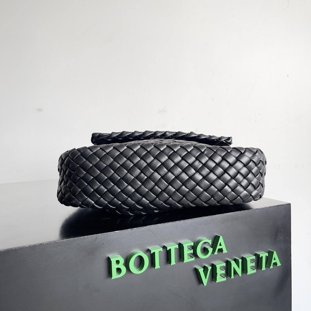 [TOP] Bottega Veneta BV Classic Braided Cabat Bag 26x22.5x13cm - Black