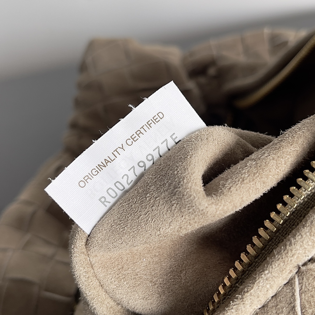 [TOP] Bottega Veneta BV Jodie Bag Teen 36x21x13cm - Taupe Brown