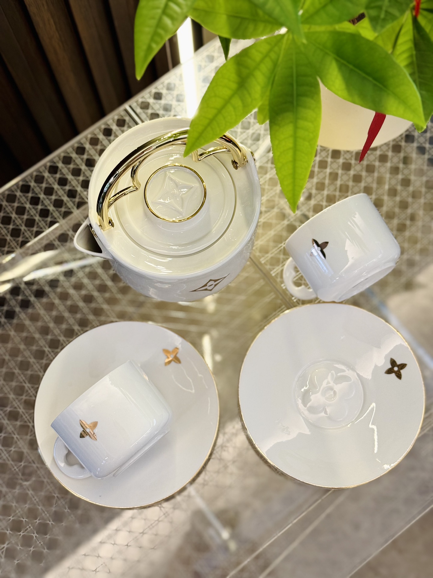 [TOP] Louis Vuitton LV Tea Set Gift Box