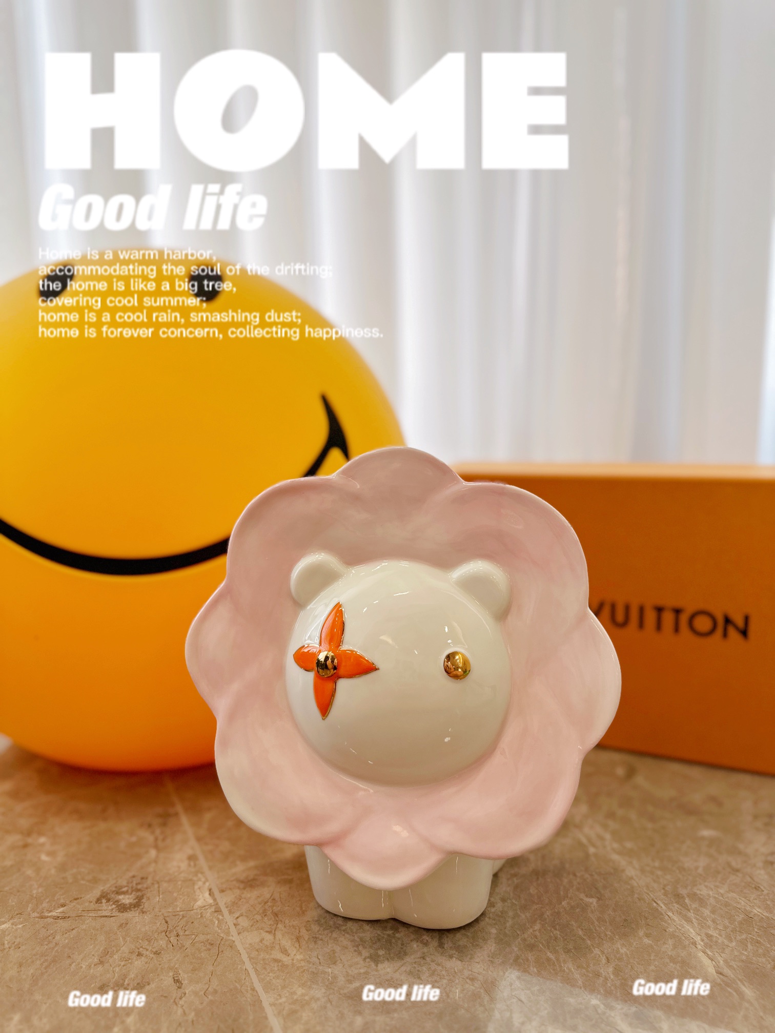 [TOP] Louis Vuitton LV Ceramic Piggy Bank