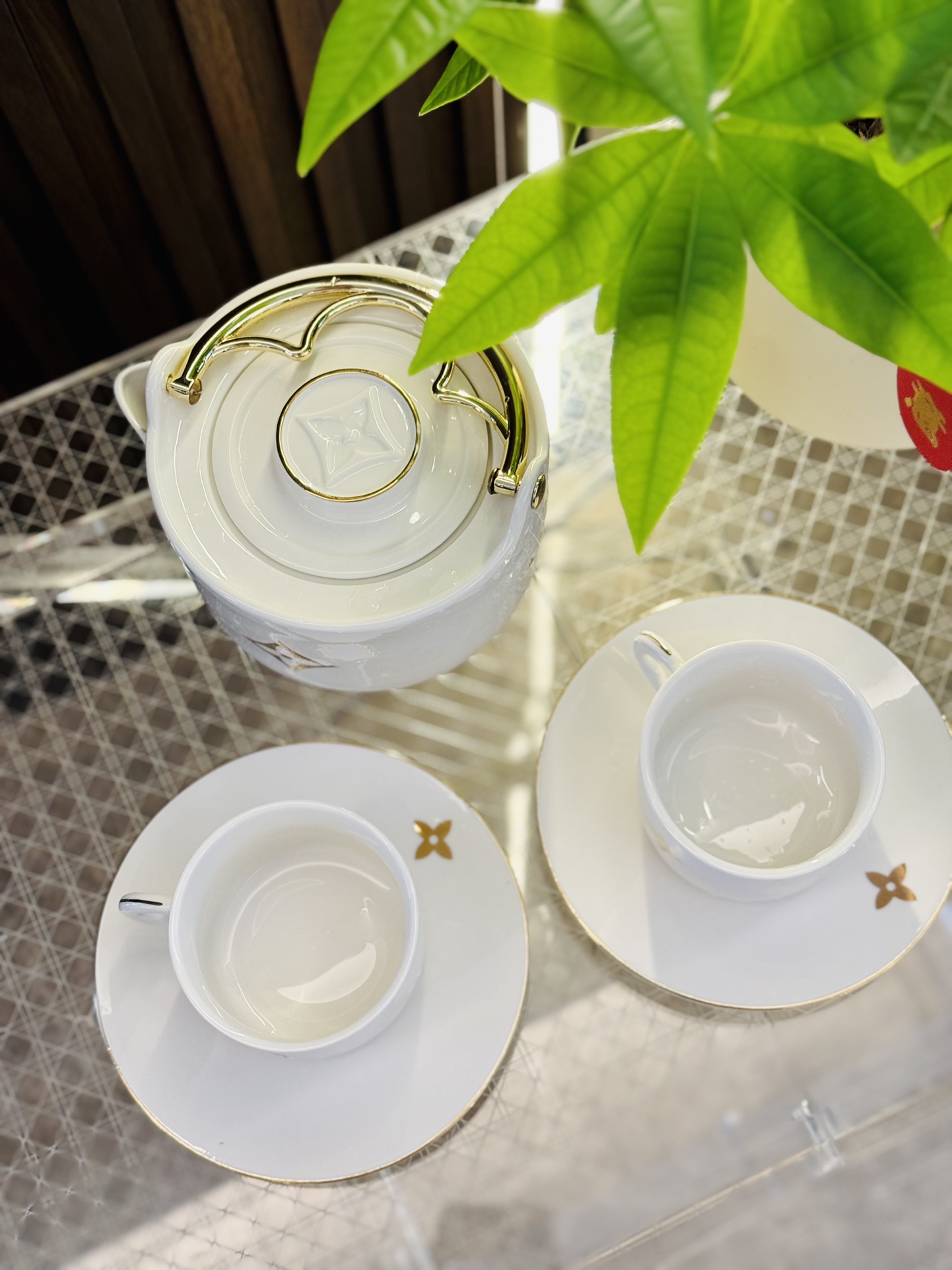 [TOP] Louis Vuitton LV Tea Set Gift Box