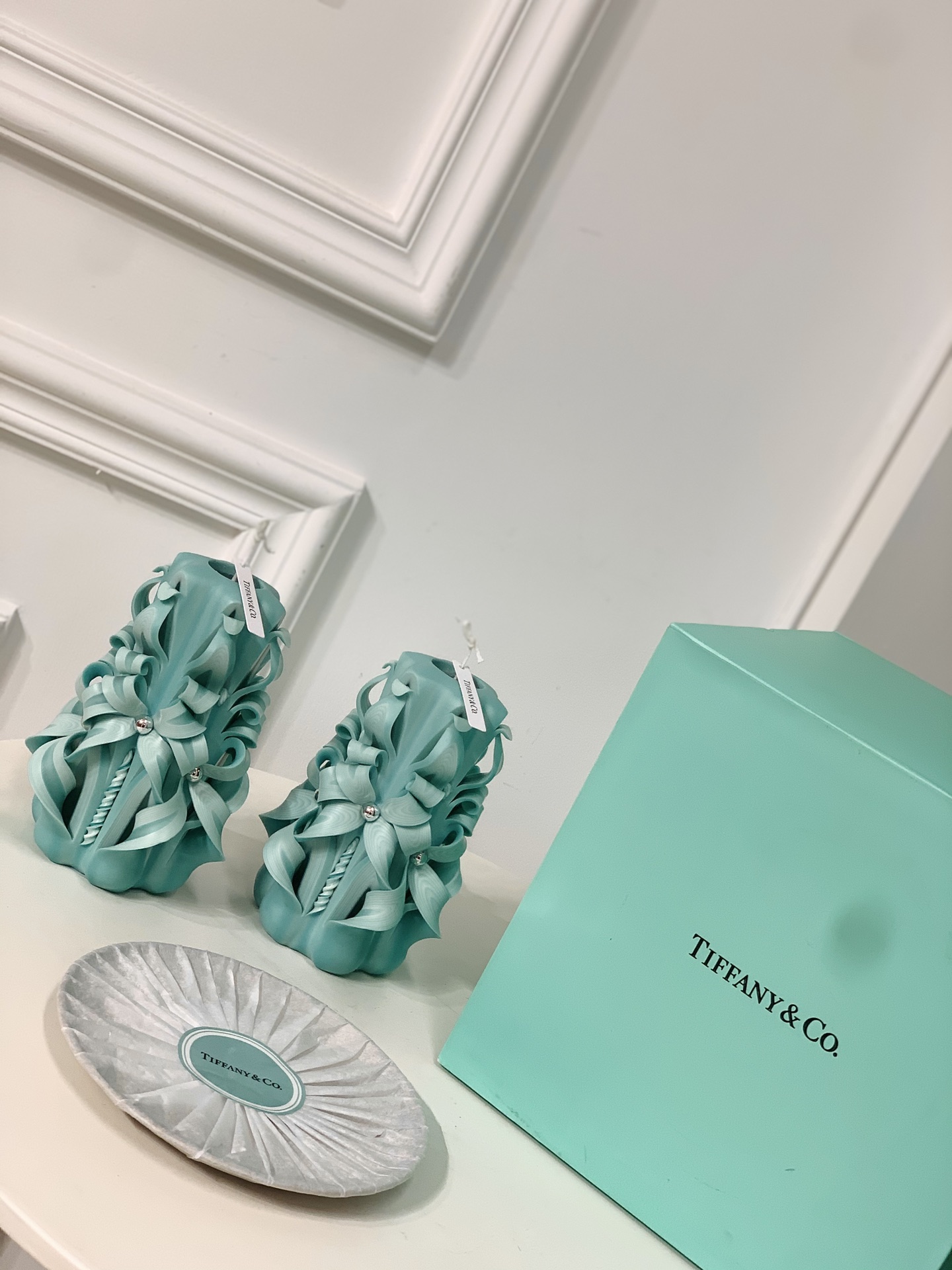 [TOP] Tiffany & Co. Handmade DIY Carved Candles
