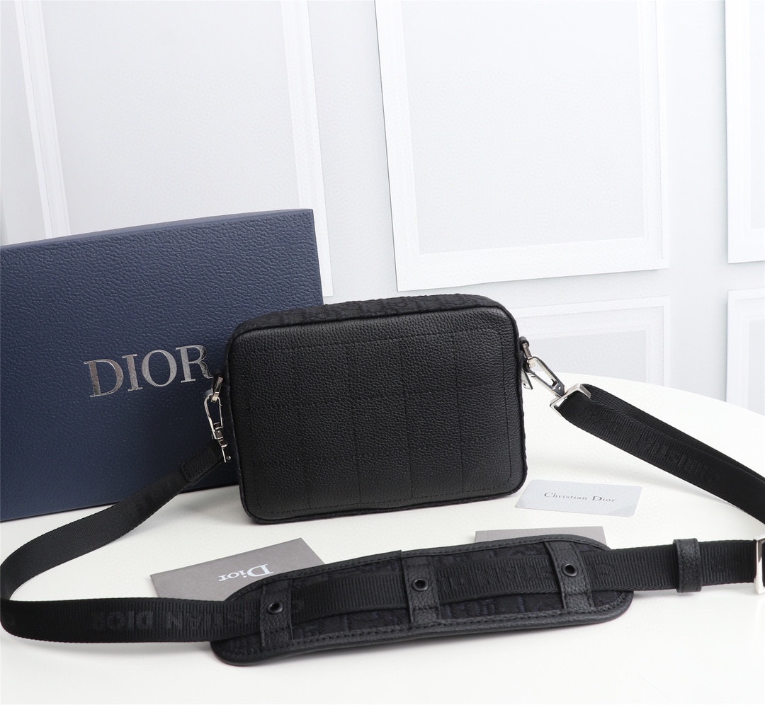 [TOP] Christian Dior Blue Safari Dior Oblique Backpack Cow Leather 22 x 15 x 5 cm - Black