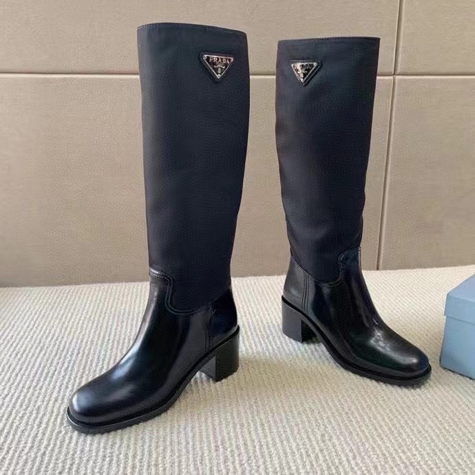[TOP] PRADA Long Boots - Black