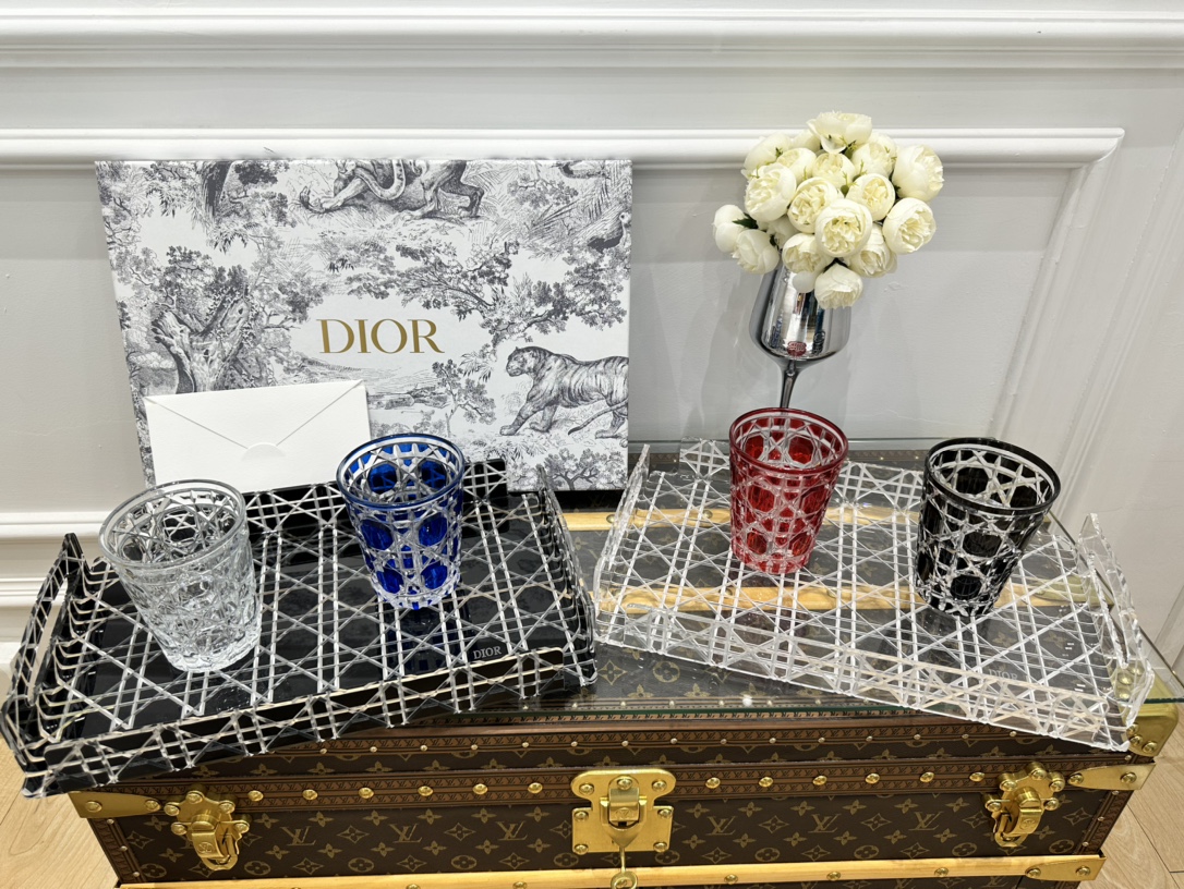 [TOP] Christian Dior Acrylic Resin Tray - 36×23×3.5cm - 2 Colors