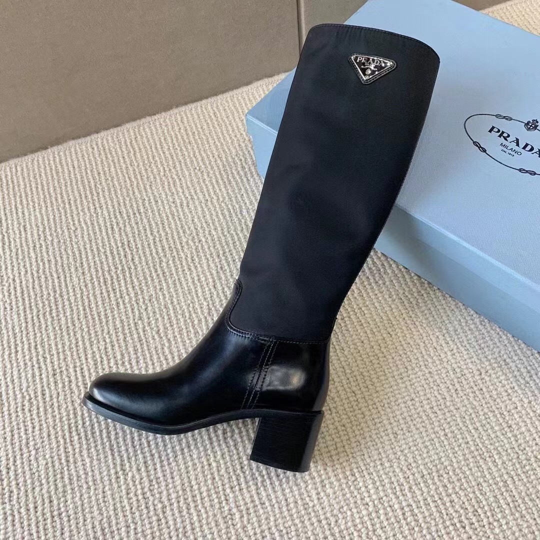 [TOP] PRADA Long Boots - Black