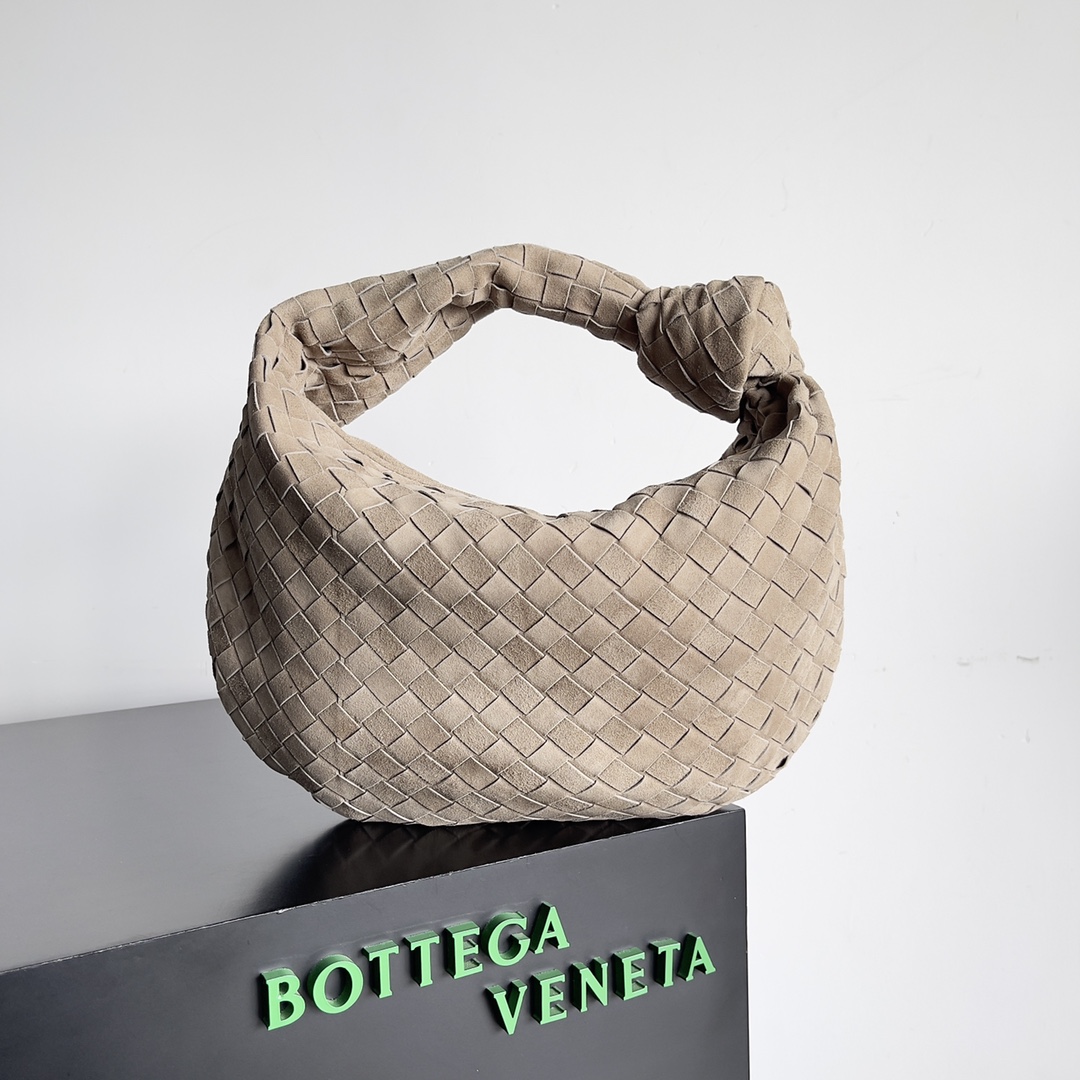 [TOP] Bottega Veneta BV Jodie Bag Teen 36x21x13cm - Taupe Brown