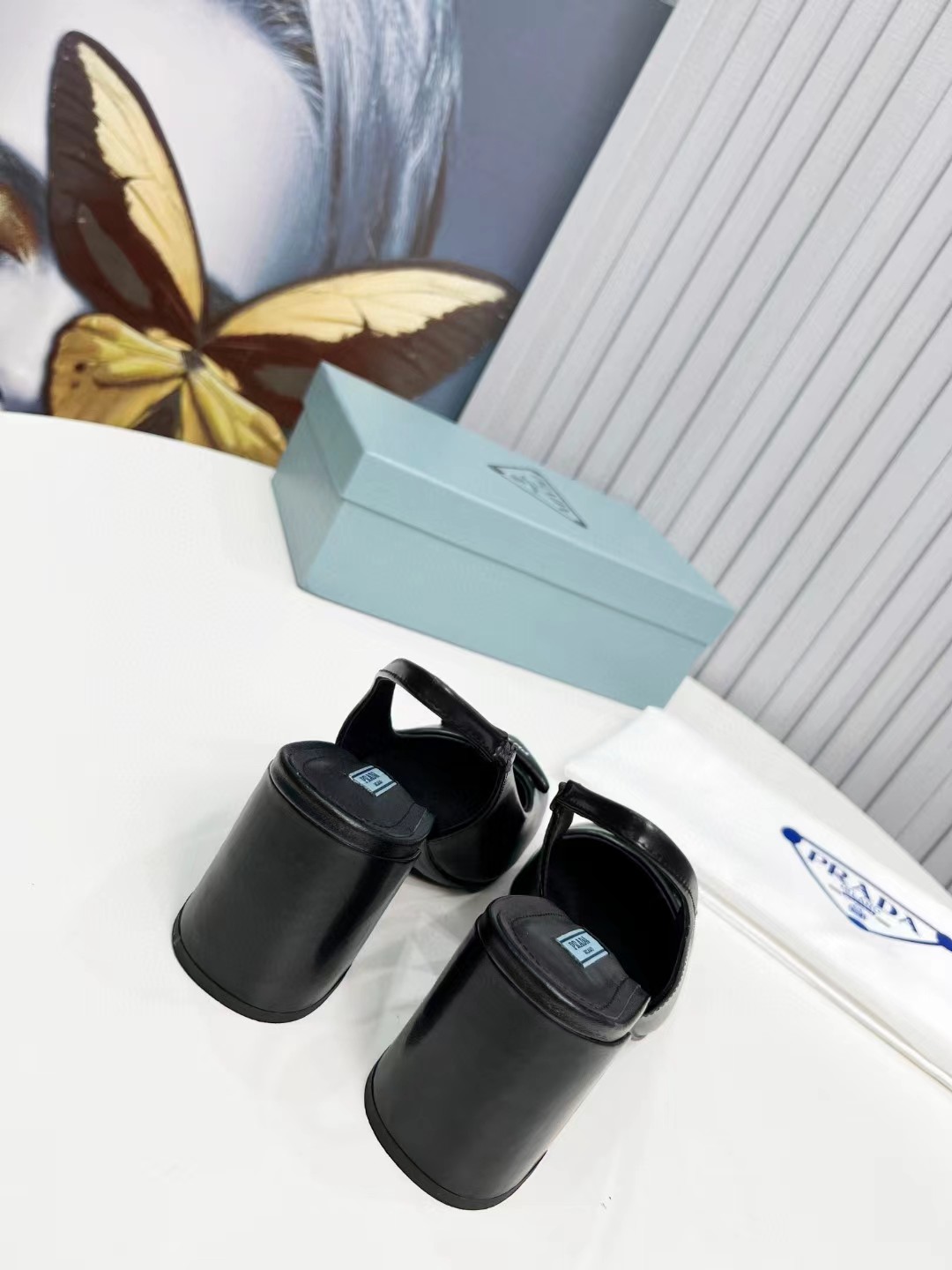 [TOP] PRADA Mules  - Black