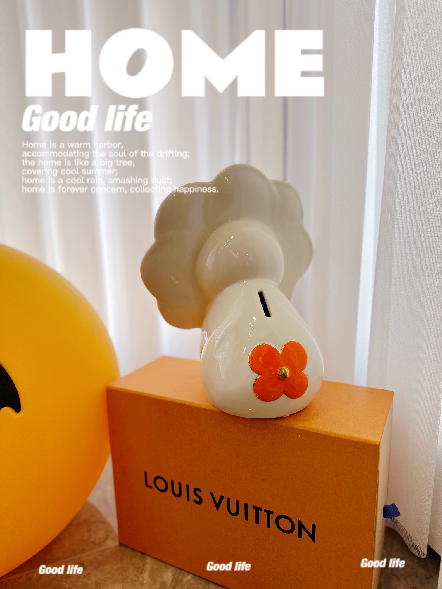 [TOP] Louis Vuitton LV Ceramic Piggy Bank