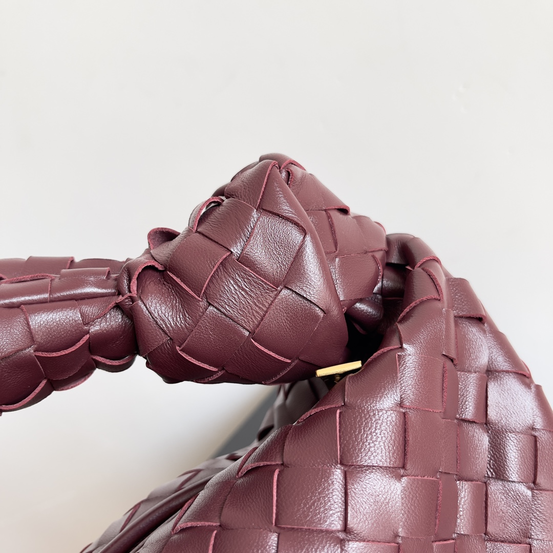 [TOP] Bottega Veneta BV Jodie Bag Teen 36x21x13cm - Claret Red