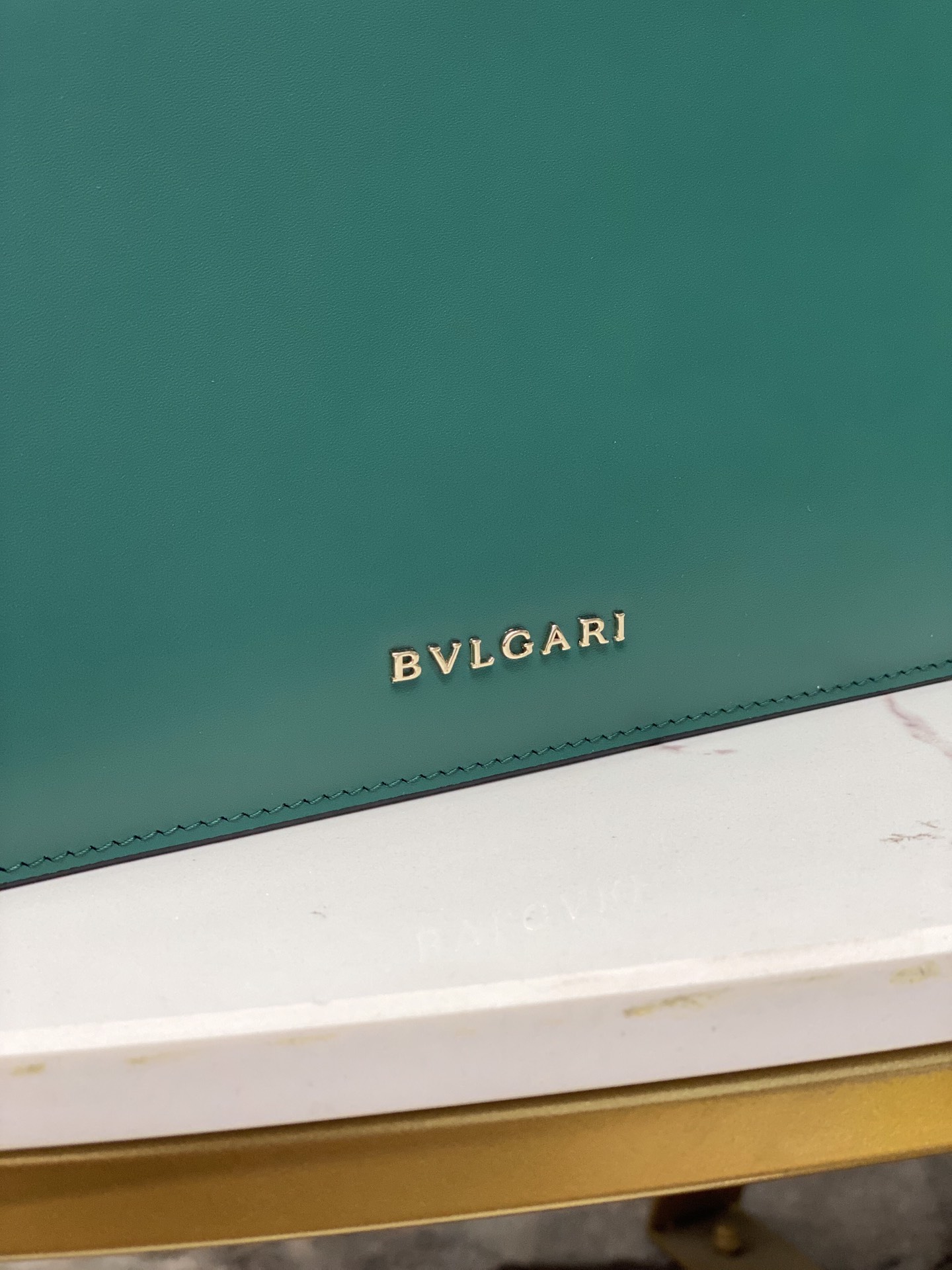 [TOP] BVLGARI Serpenti Forever Maxi Chain Bag Lambskin with Classic Snakehead Buckle 25x16x7cm - Emerald-green