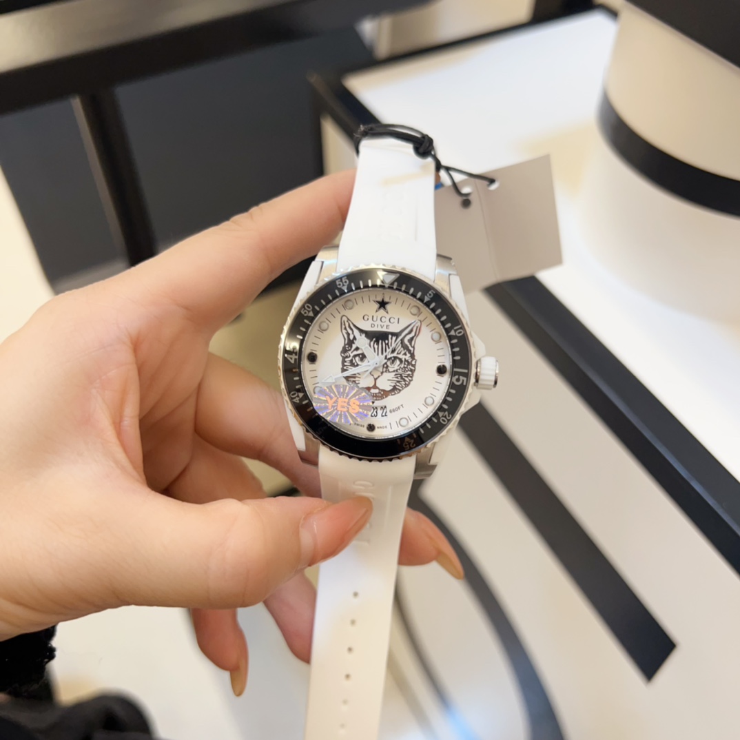 [TOP] GUCCI Guchi DIVE Series Watch 40mm