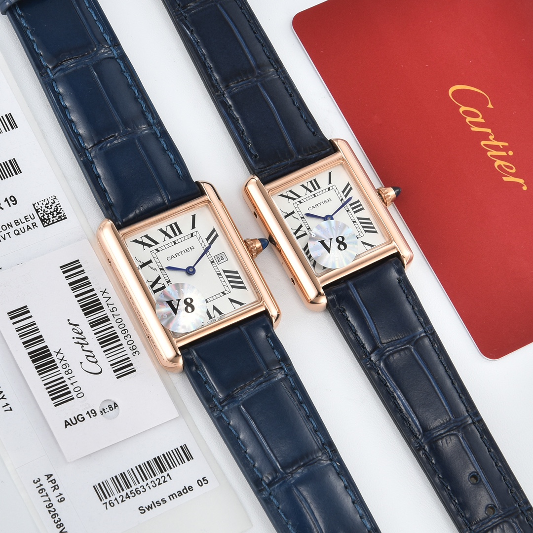 [TOP] Cartier Tank Watches  - 4 Colors