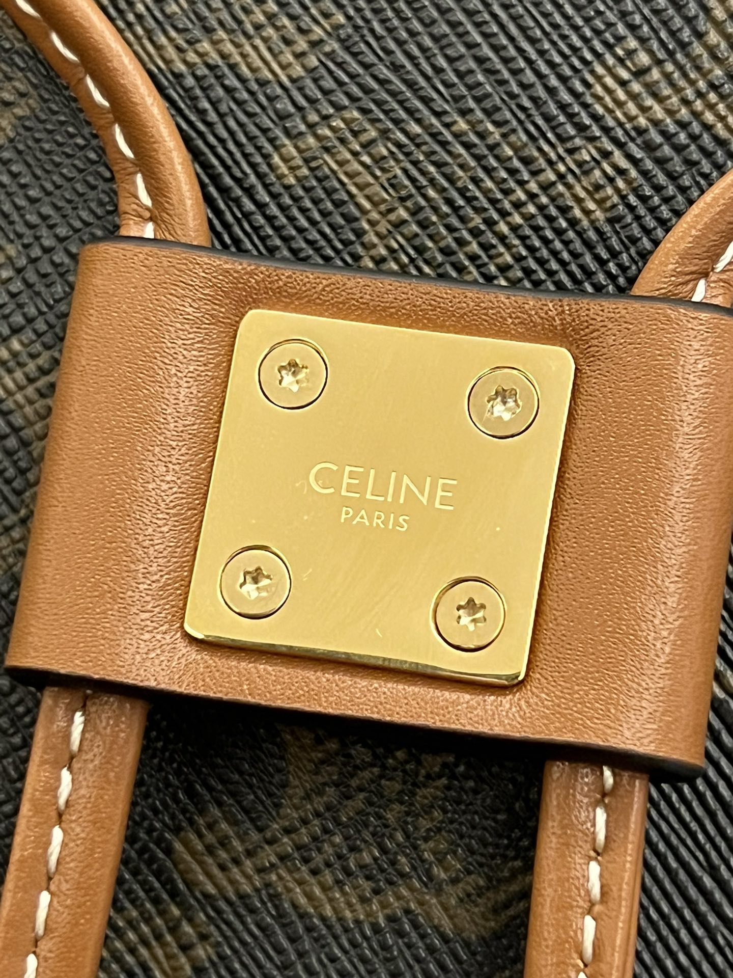 [TOP] CELINE Tote Bag with Logo-printed 45x34x30cm