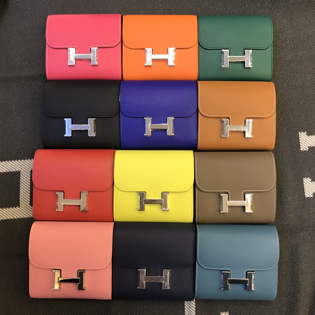 [TOP] HERMES Constance Short Wallet  Epsom - 12 Colors - SHW