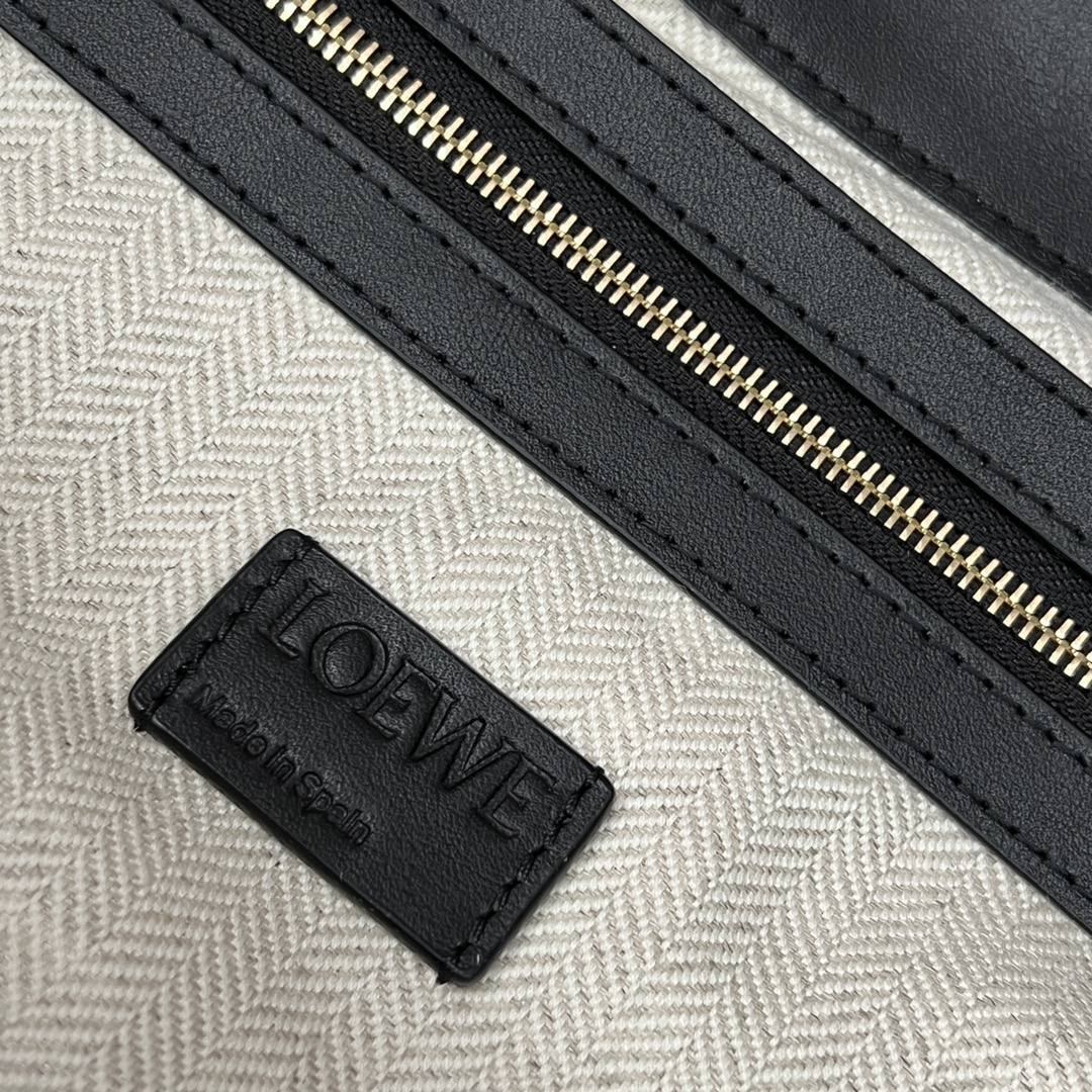 [TOP] LOEWE Flamenco Bag Cowhide Large 38x29x14cm - Black