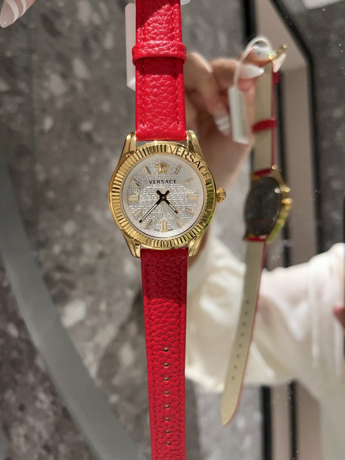 [TOP] VERSACE  GRECA TIME LADY Series Watch 35mm - 8 Colors