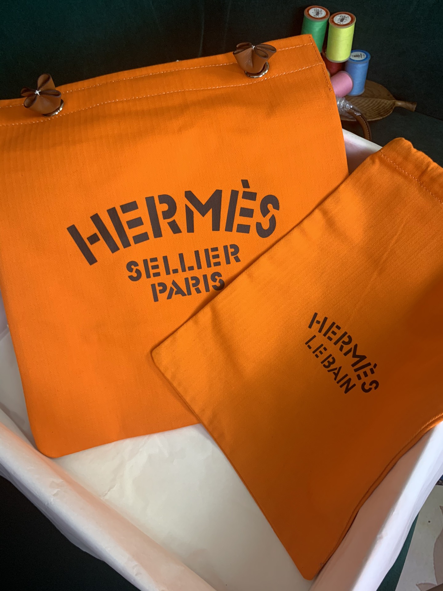 [TOP] HERMES Aline Ⅱ SKing of cloth bags - H30/W34CM - 8 Colors
