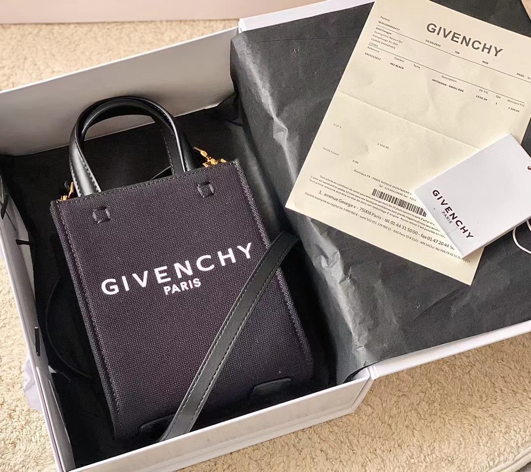 [Top] GIVENCHY G Tote Bag Waterproof Canvas 17x15x5cm - 2 Color