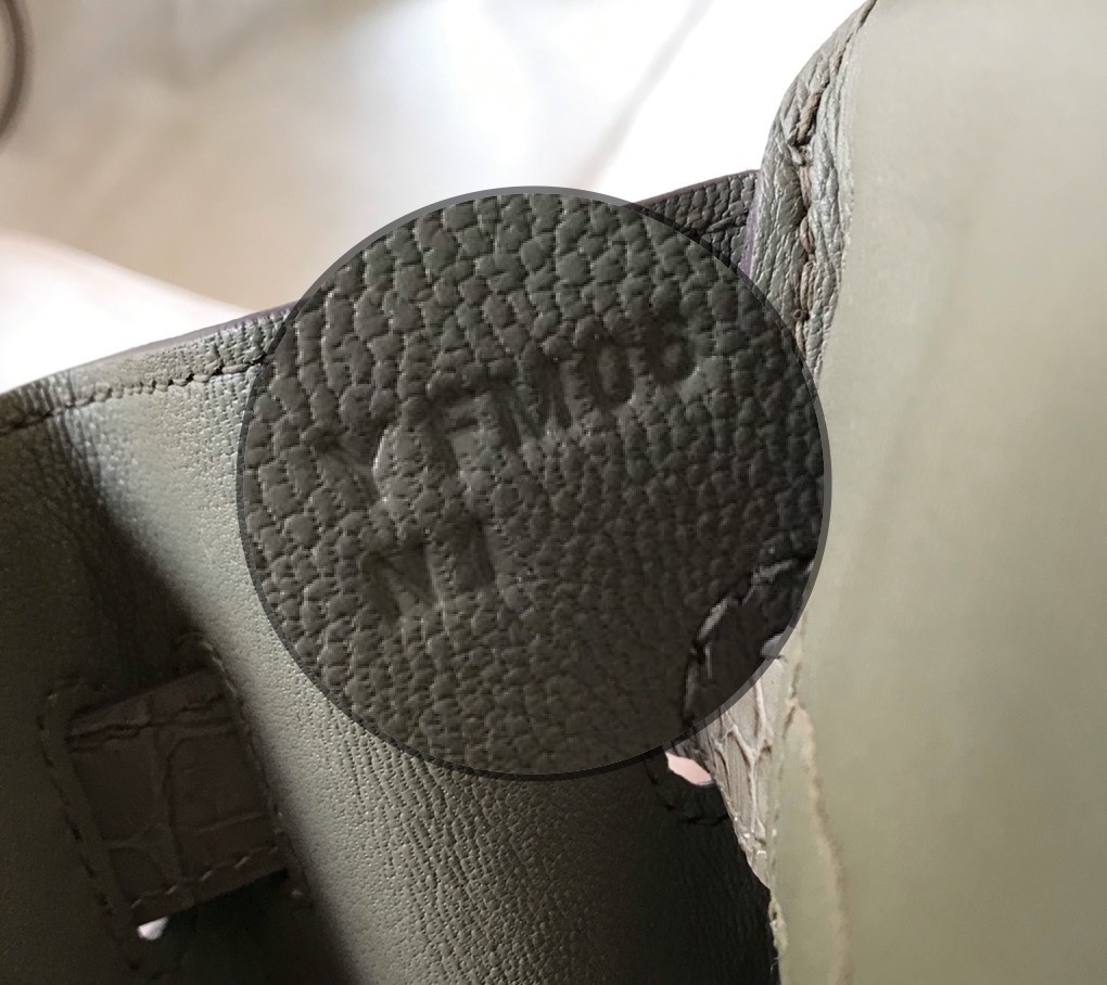 [TOP] HERMES Birkin Crocodile 25CM/30CM - Elephant Grey & GHW