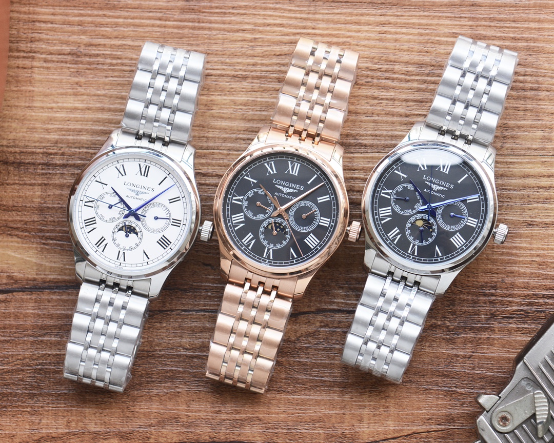 [TOP] LONGINES Men's Multifunctional Watch 41mm - 3 Colors