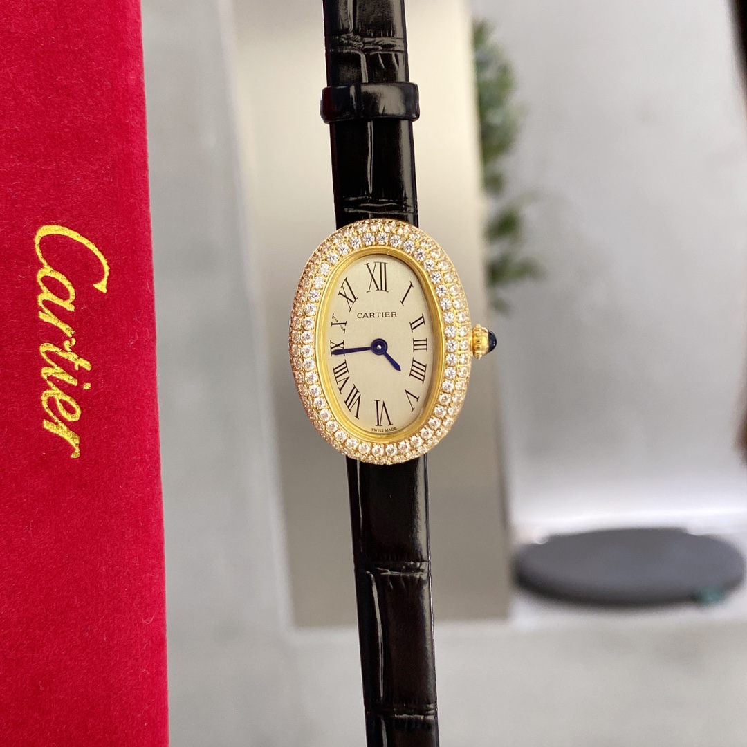 [TOP] Cartier Baignoire Bathtub Series Quartz Watch 32x26 mm  - Five Colors