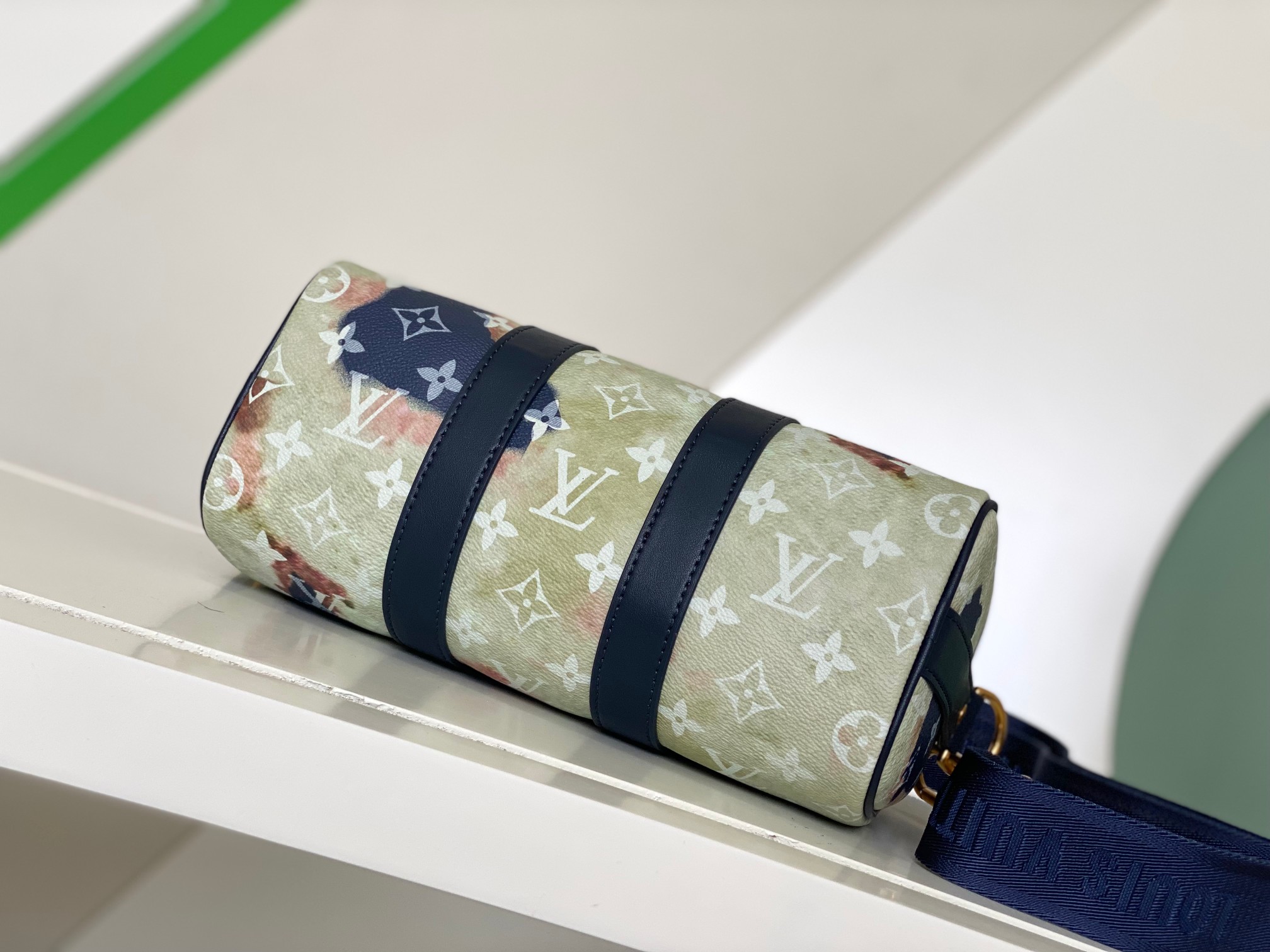 [TOP] Louis Vuitton LV M46804 Keepall XS Handbag - 21x12x9CM - Dark Blue