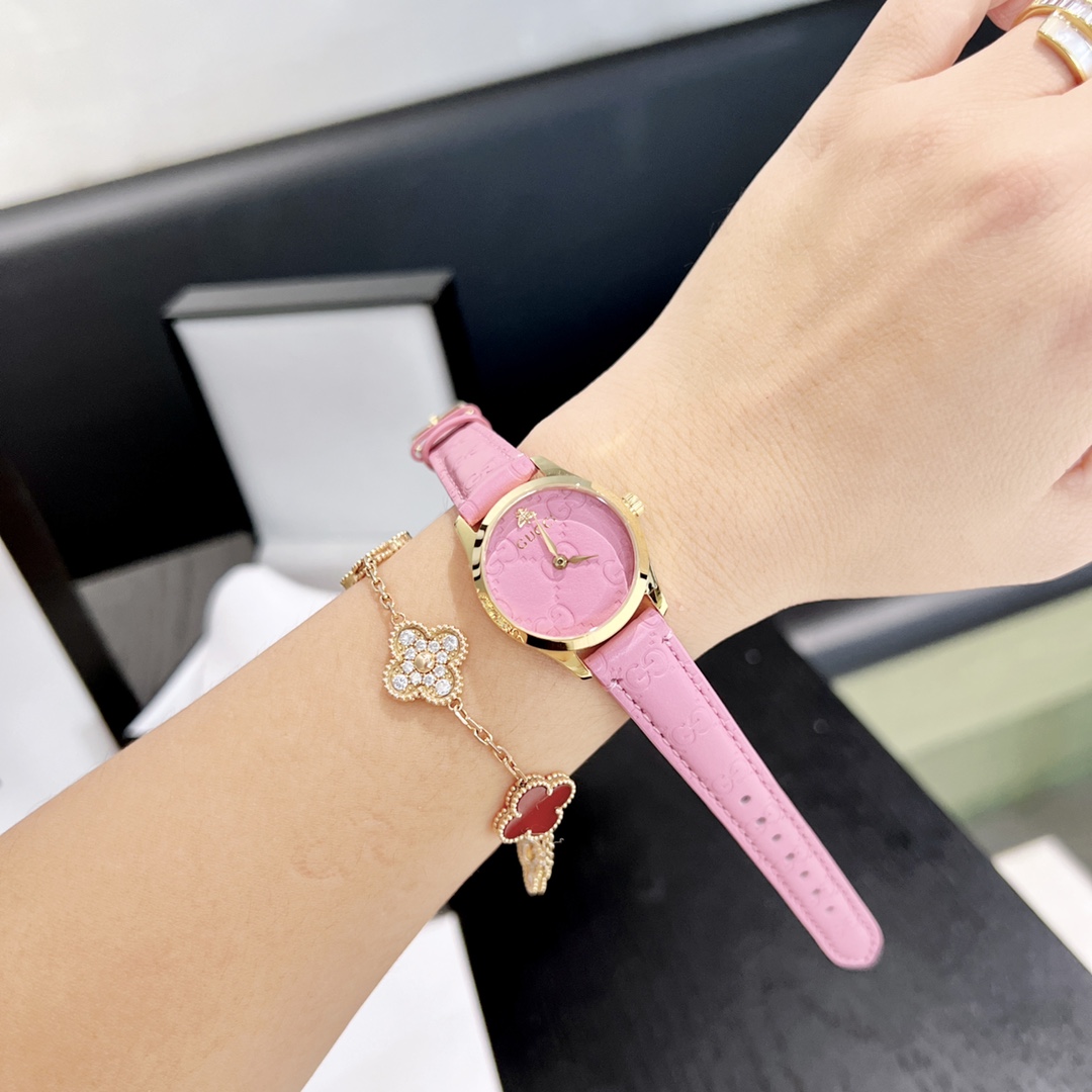 [TOP] GUCCI Small Little Bee Ladies Watch 27mm