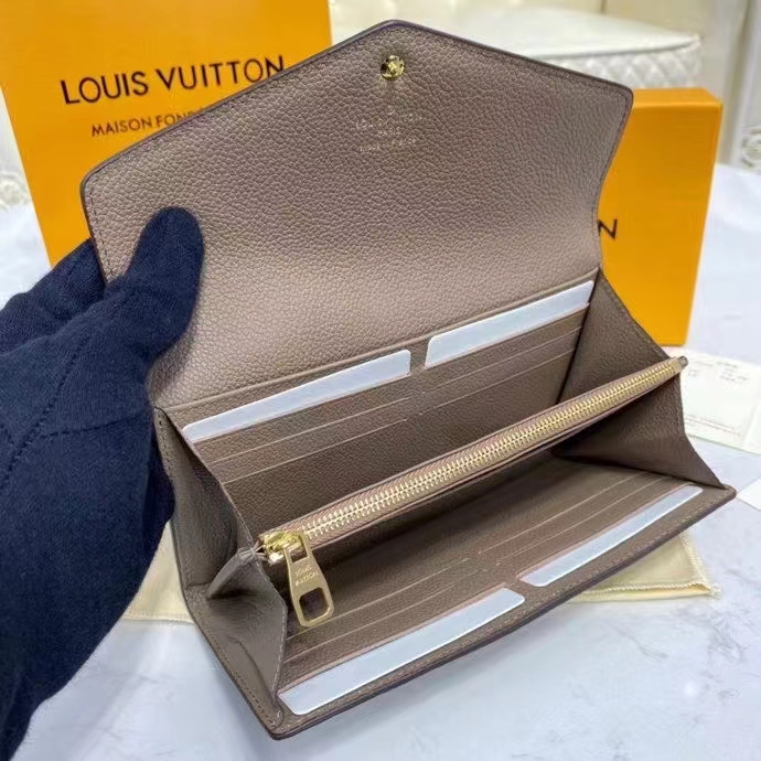 [TOP] Louis Vuitton LV Sarah Empreinte Wallet 19cm - 6 Colors
