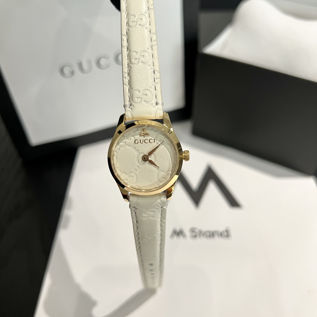 [TOP] GUCCI Small Little Bee Ladies Watch 27mm