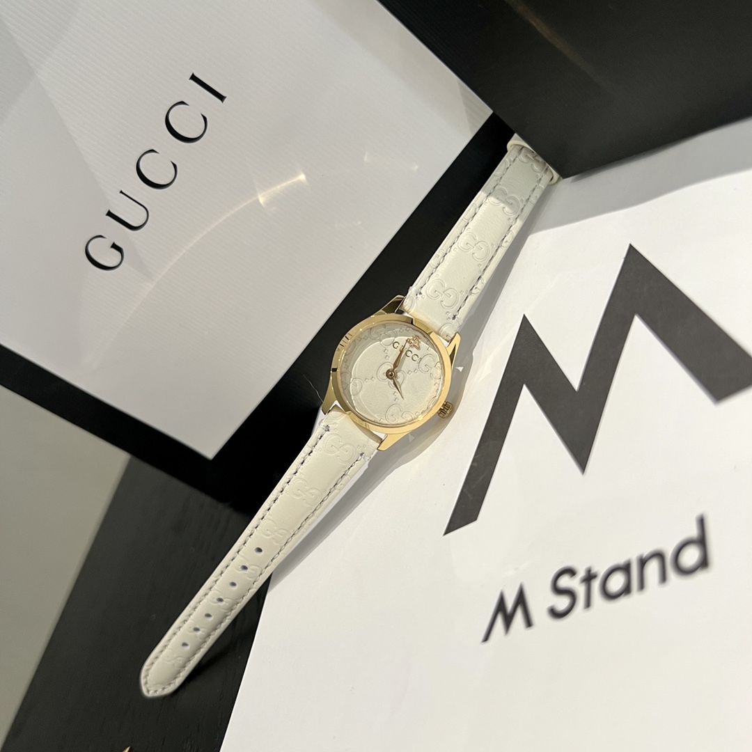 [TOP] GUCCI Small Little Bee Ladies Watch 27mm