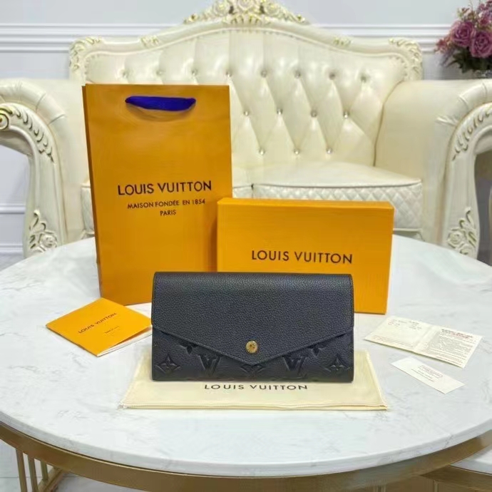 [TOP] Louis Vuitton LV Sarah Empreinte Wallet 19cm - 6 Colors