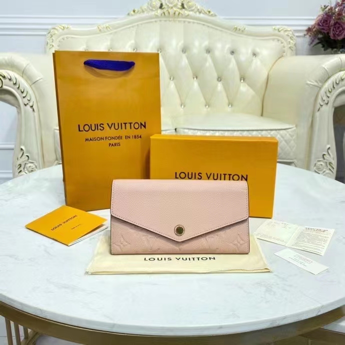 [TOP] Louis Vuitton LV Sarah Empreinte Wallet 19cm - 6 Colors