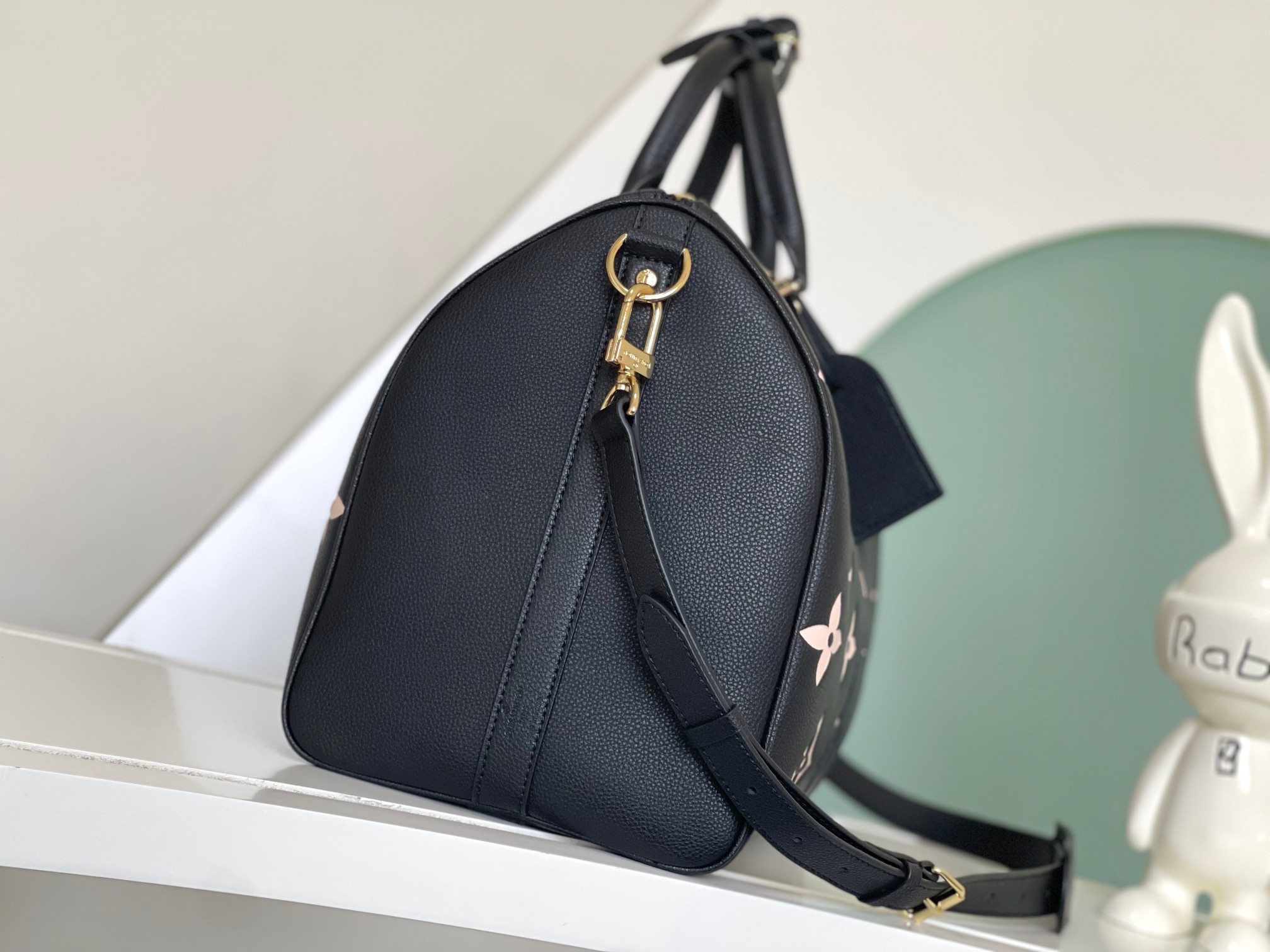 [TOP] Louis Vuitton LV Keepall Bandoulière 45 Monogram Empreinte Handbag - Black - 45x27x20cm